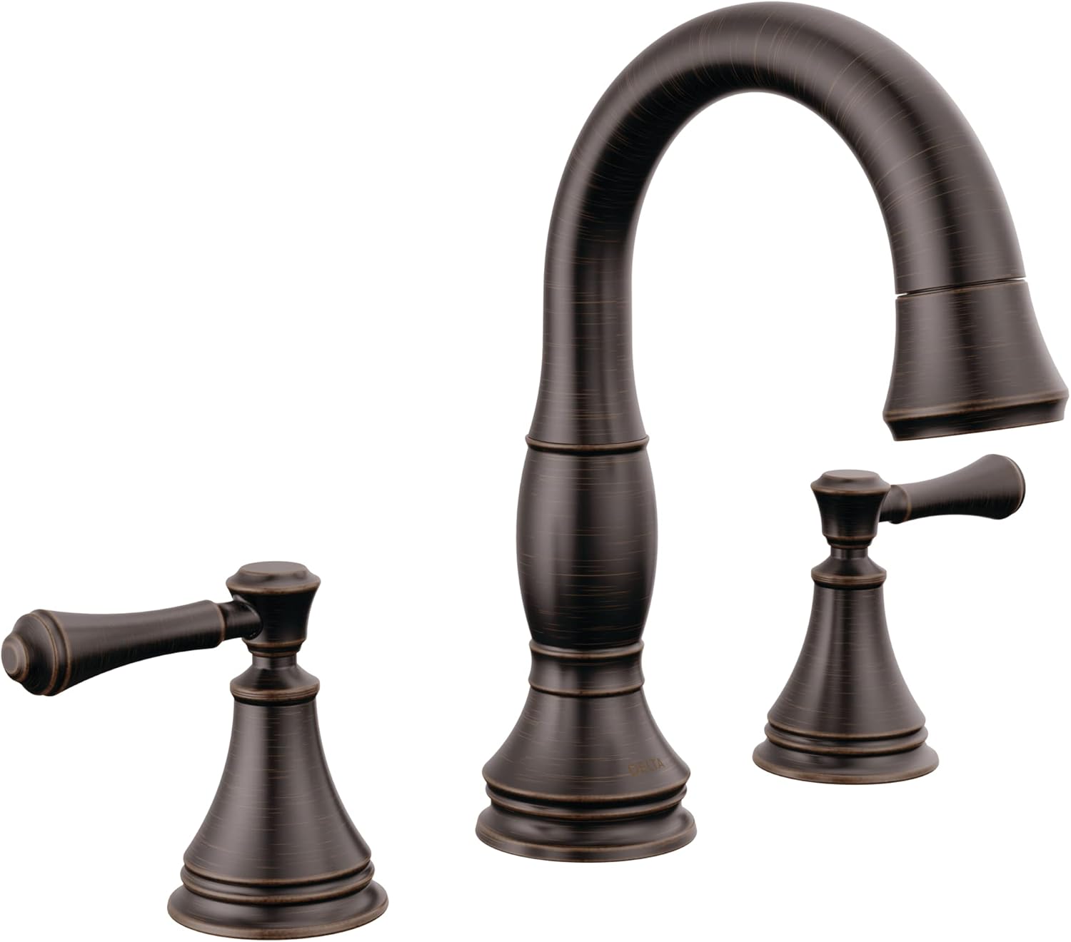 Delta Faucet Cassidy Pull Down Bathroom Faucet, Bathroom Pull Out Faucet, Oil Rubbed Bronze Widespread Bathroom Faucet 3 Hole Pull Down, Bathroom Sink Faucet Magnetic, Venetian Bronze 3597-RBPD-DST