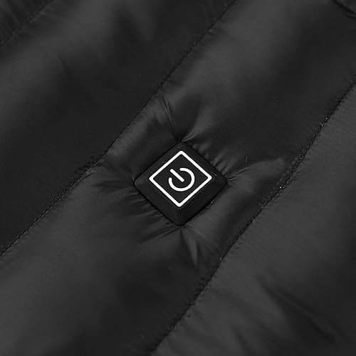 Miniatura 6 de Chaqueta térmica para niños y niñas, abrigo cálido con capucha para niños y niñas, calentador eléctrico de cuerpo con carga USB