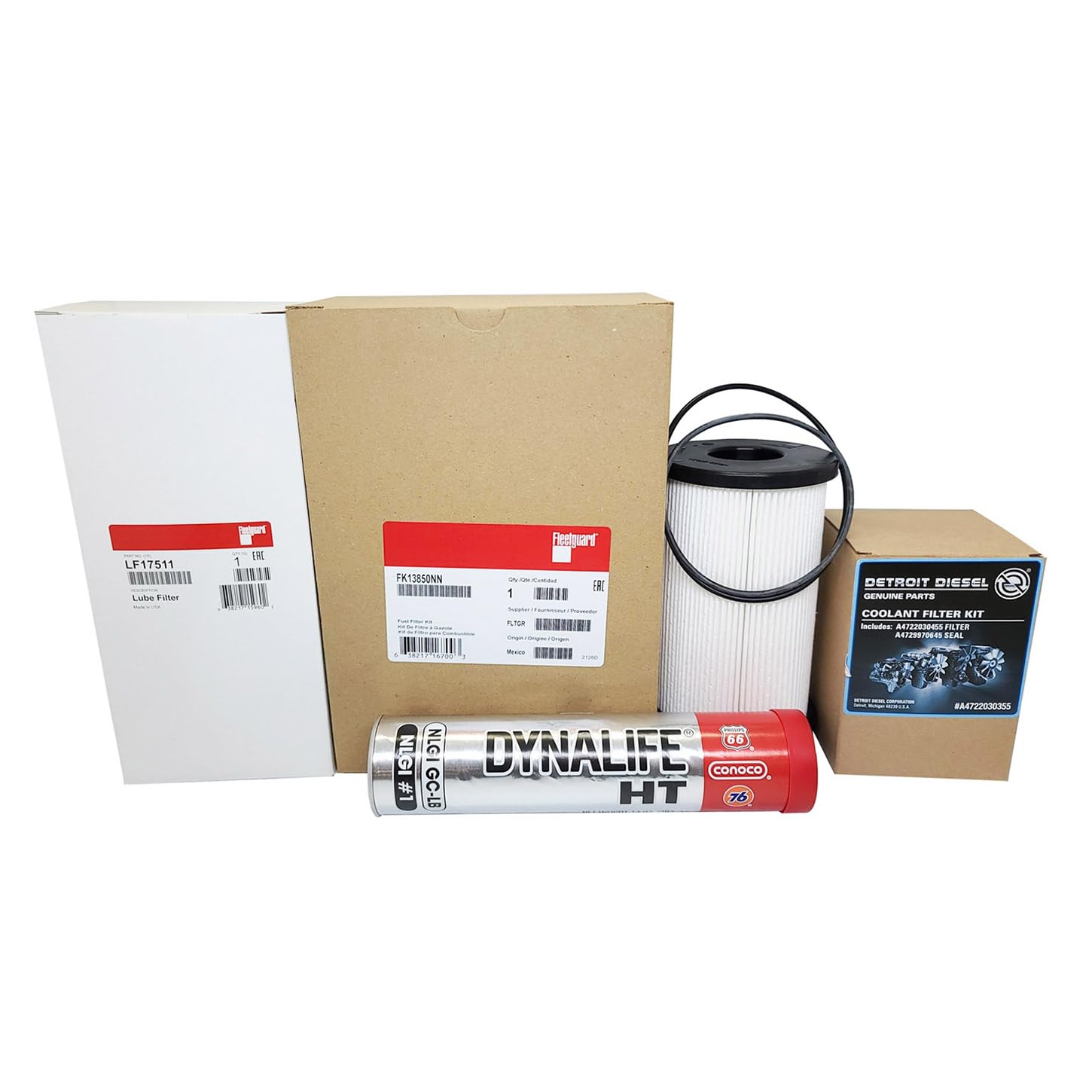 Amazon.com: DETROIT DD13-DD15 OIL CHANGE KIT, LF17511, FK13850NN  