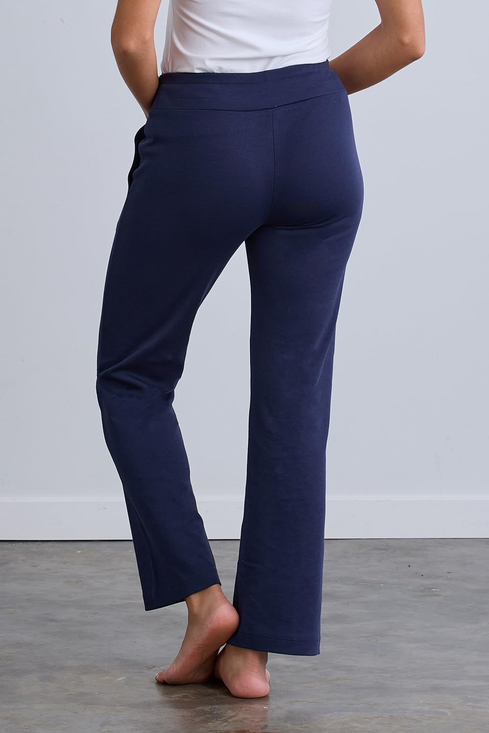 Fair Indigo Women's Organic 100% Cotton Lounge Pants - Image 4
