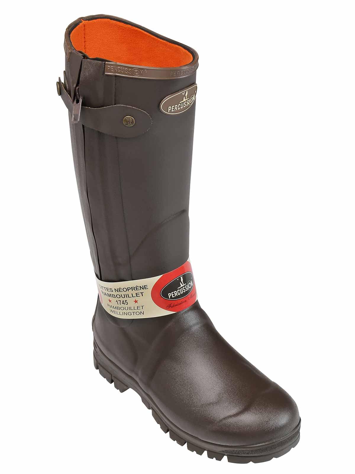 Percussion Botas de caza full zip Rambouillet -39