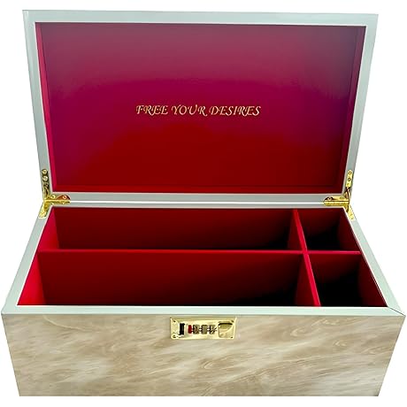 Lockable Adult Toy Storage Box - Secure, Discreet Storage Solution for Intimate Toys