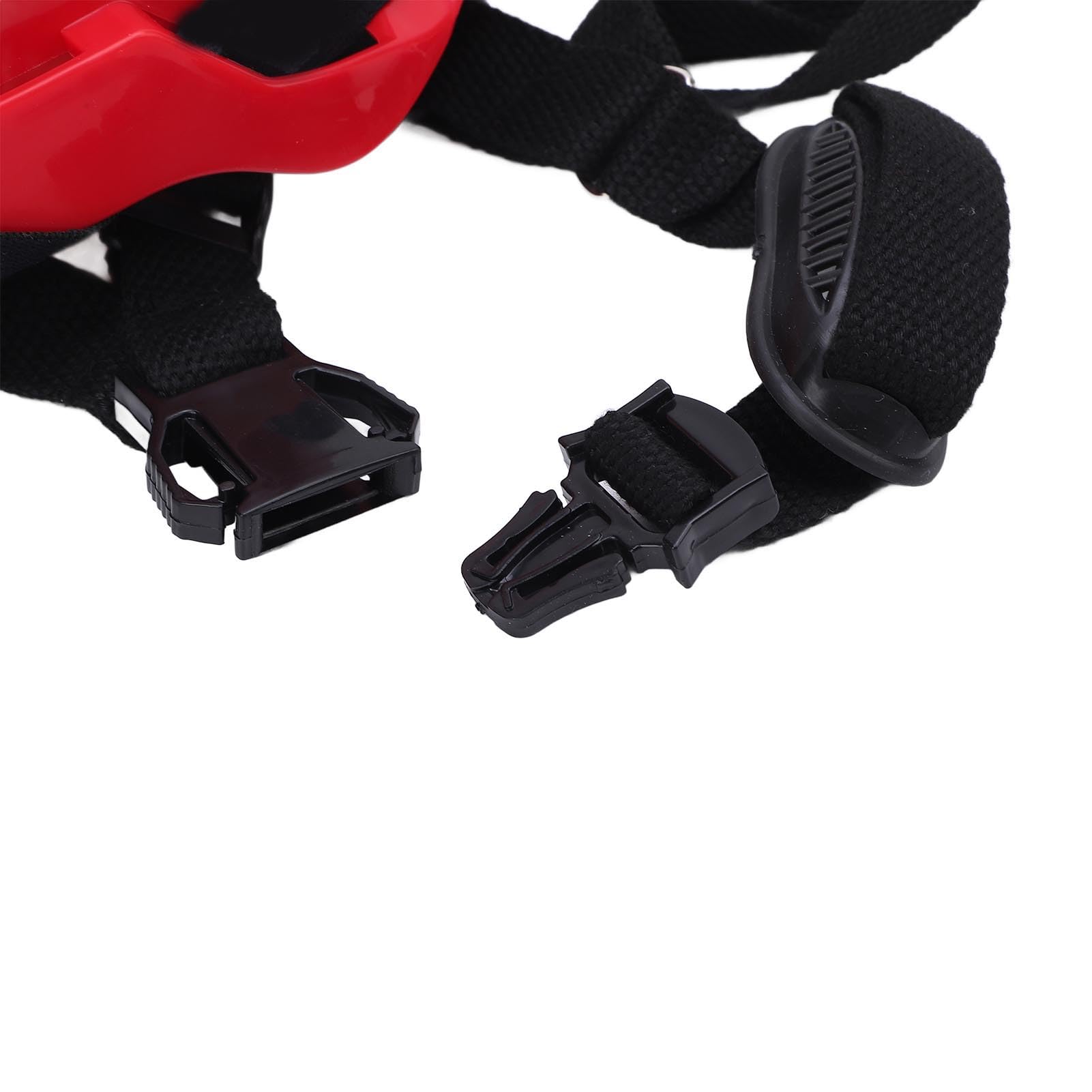 Casco de Rescate con Luz para Accidentes de Tráfico, Trabajo Al Aire Libre en, Casco de Seguridad (rojo)