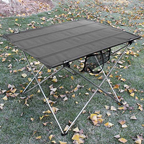 Shipenophy Mesa de piquenique, mesa de churrasco portátil e leve para uso ao ar livre