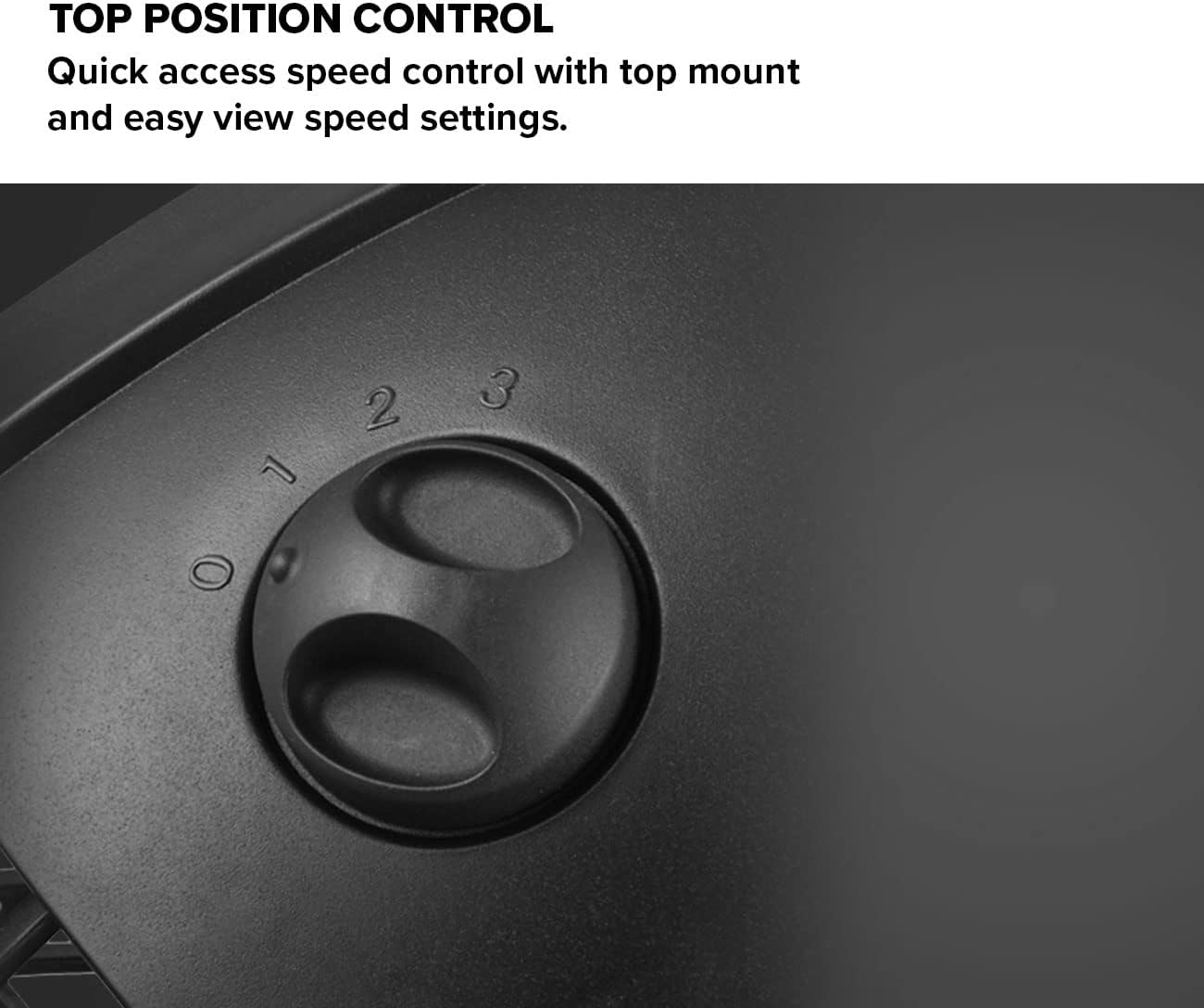 Air Monster 12 Inch Power Stand Fan - 3 Speed Settings, High Velocity, Adjustable Tilt, Black