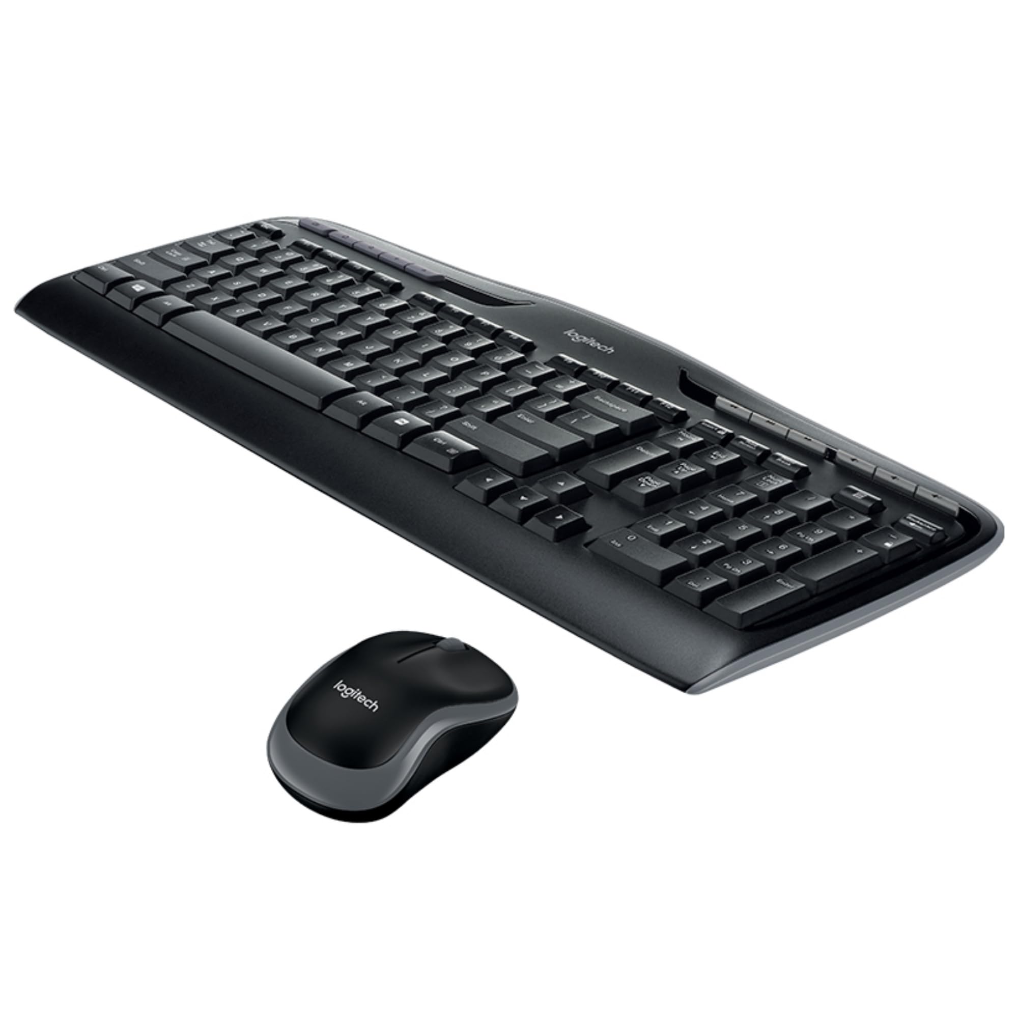 Logitech MK330 bezprzewodowy zestaw myszki do klawiatury, połączenie 2,4 GHz przez odbiornik USB Unifying, 4 programowalne klawisze G, czas pracy baterii od 12 do 24 miesięcy, PC/laptop, układ