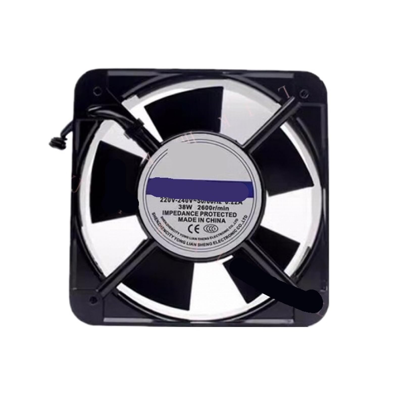 LWJYIPETZQ YL15050HBL 220V-240V 0.22A 38W Cooling Fan