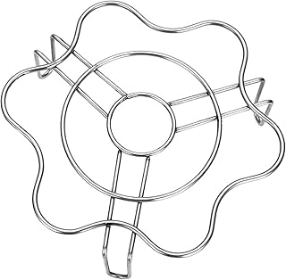 xmk2021888 Stojak do gotowania na parze Stelażowa stalowa stalowa żywność parowca stelażowa stojak parowy taca stojąca puchar parowy basket stojak (Color : As Shown)