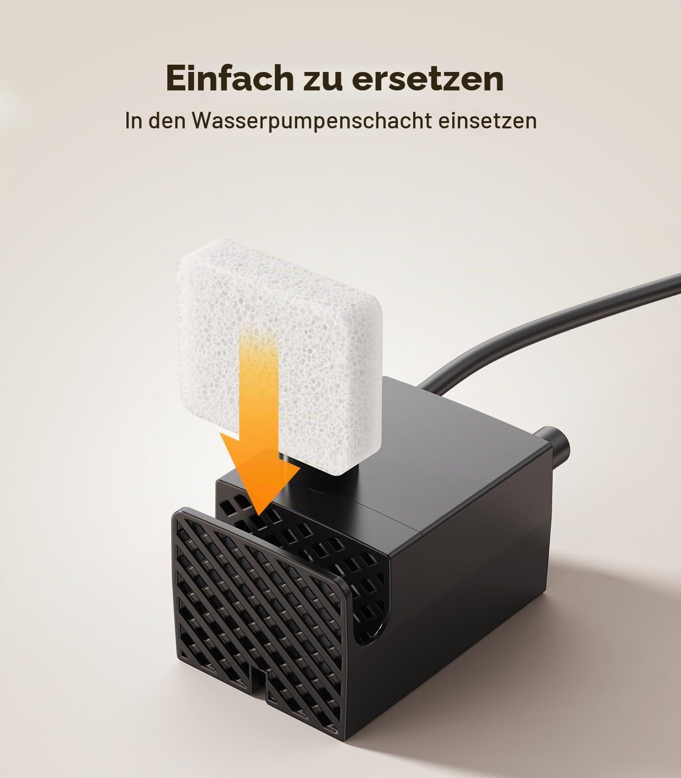 10 Pack Filter & 10 Pack Schwämme Filterersatz für Katzentrinkbrunnen, Katzentrinkbrunnenfilter für FEELNEEDY 9L Trinkbrunnen für Hunde mit 3-Stufig Verstellbarem Ständer FN-W25