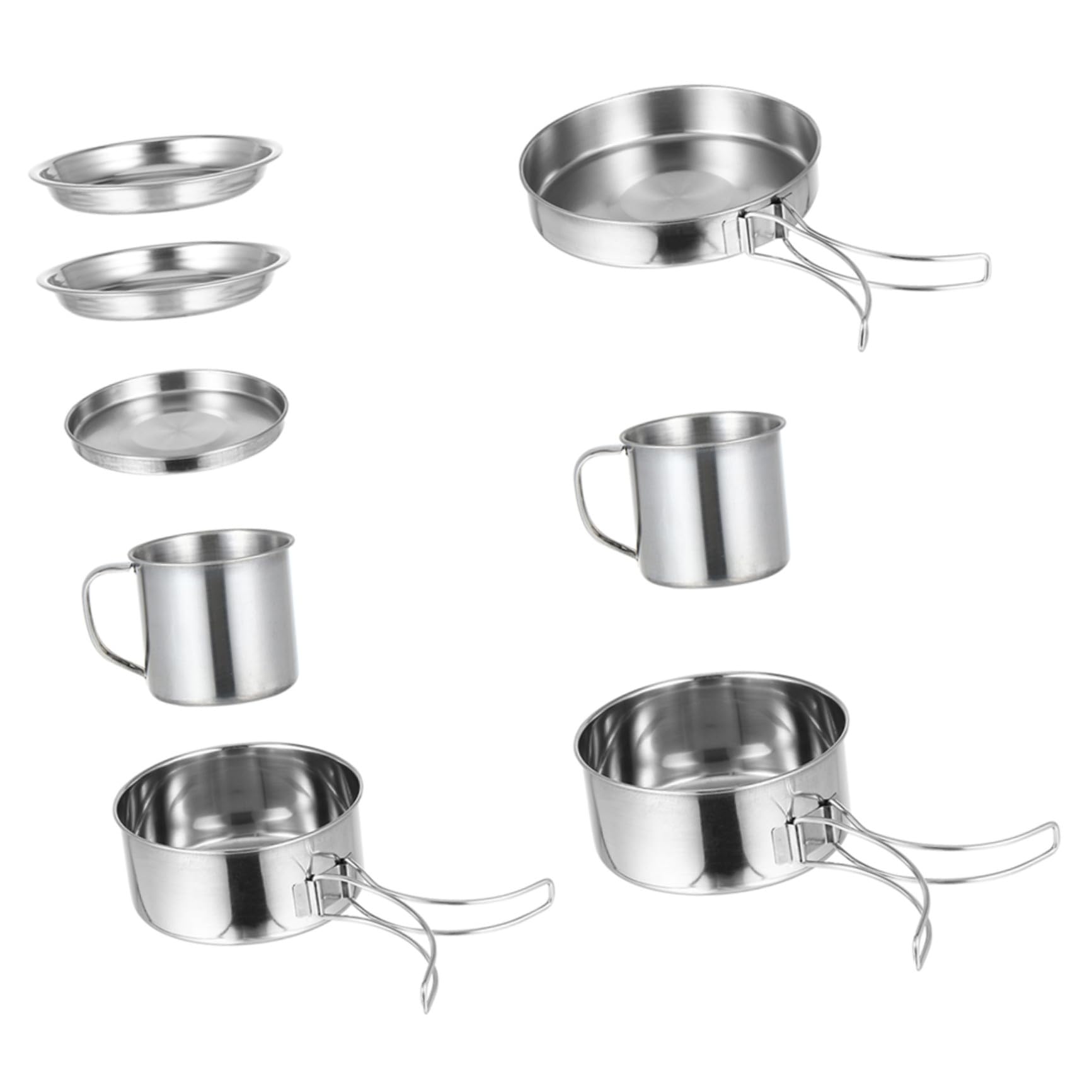 1set Cucina Per Picnic Inossidabile Kit Completo Per Barbecue e Campeggio Utensili Leggeri e Compatti Per Persone Per Escursioni e Attività All Aperto