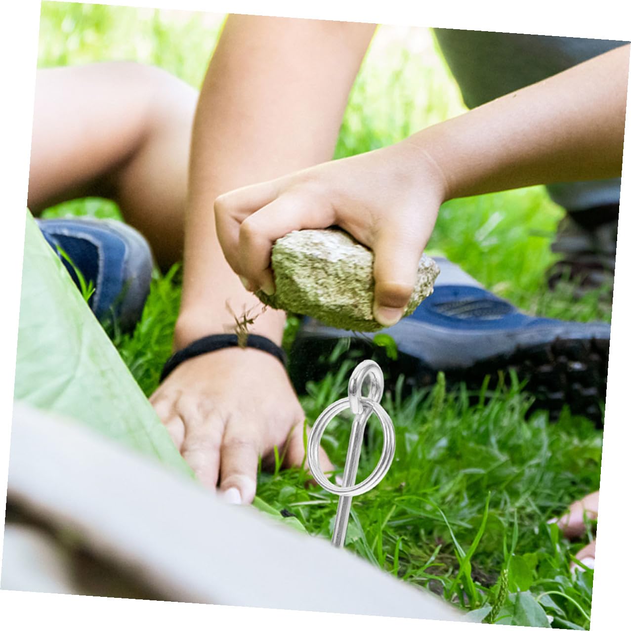 40pièces Kit De Réparation De Tente Connecteurs De Mâts avec Anneaux Et Broches De Remplacement Robustes Accessoires pour Camping Et Randonnée