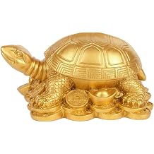 Pyrite Tortoise, Decorative Stone Sculpture, Home and Office Ornament, Small Size Figurine, Feng Shui Decor Piece, Maintaining Subtle Elegance