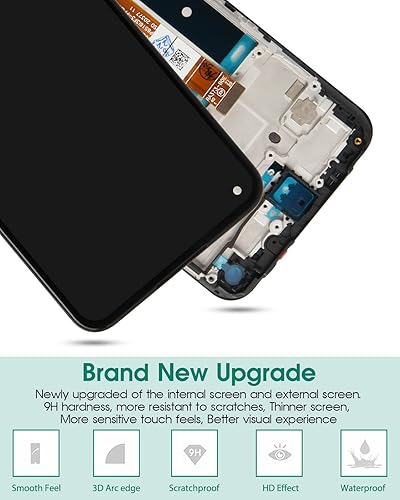 Miniatura 5 de Para OnePlus Nord N100 Pantalla LCD para OnePlus Nord N100 Reemplazo de pantalla LCD Nord N100 Pantalla LCD BE2013 Asamblea digitalizador táctil