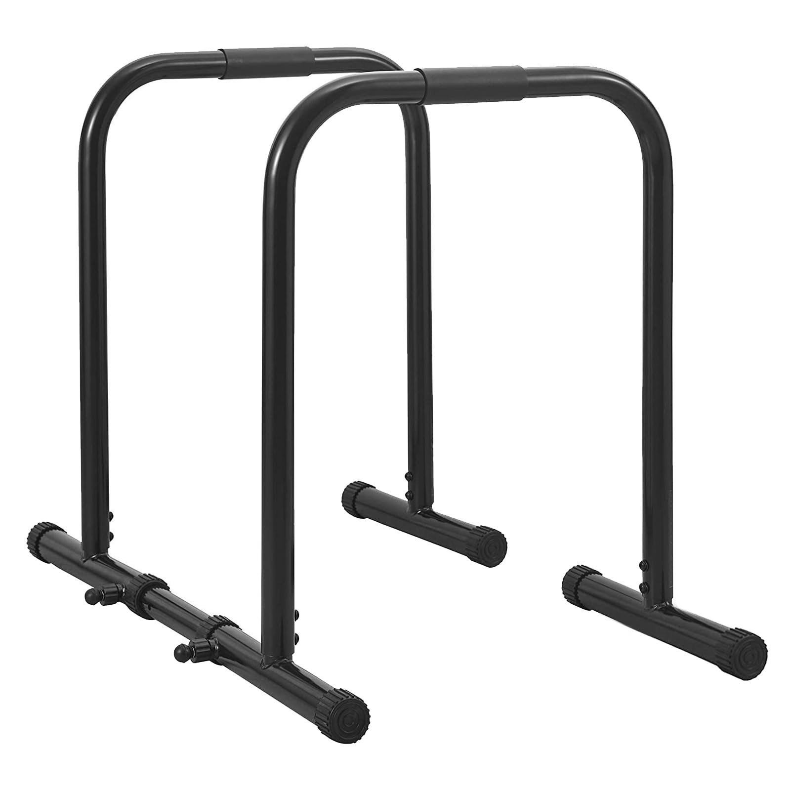 FLEXMAN Pull Up Trainer, Portable Metal Dip Station, Multi Functional Detachable Heavy Duty Dip Stands for Home Gyms, Improving Strength, Endurance