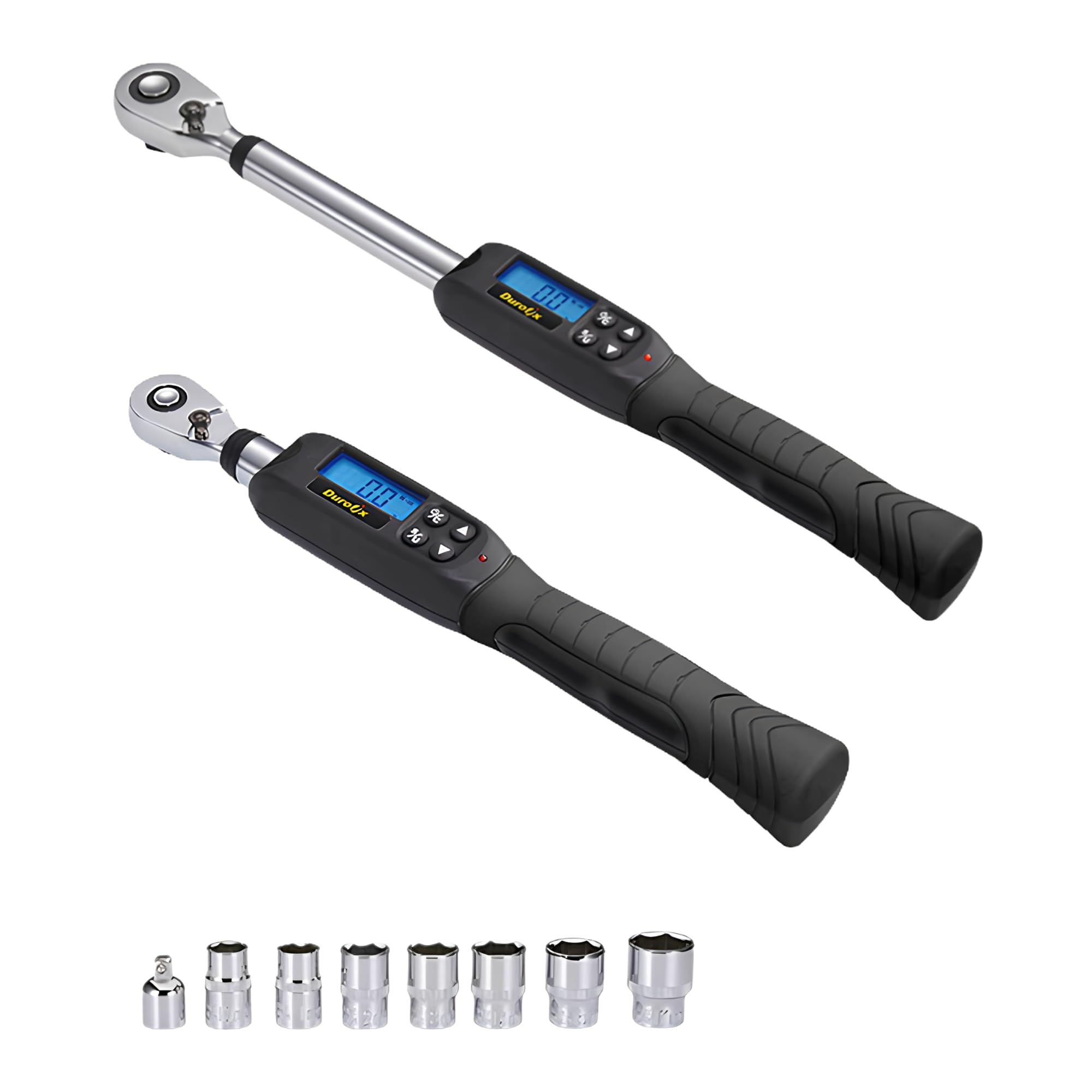 Durofix RM601-34 Digital Torque Wrench Combo Kit Set, 3/8” & 1/2