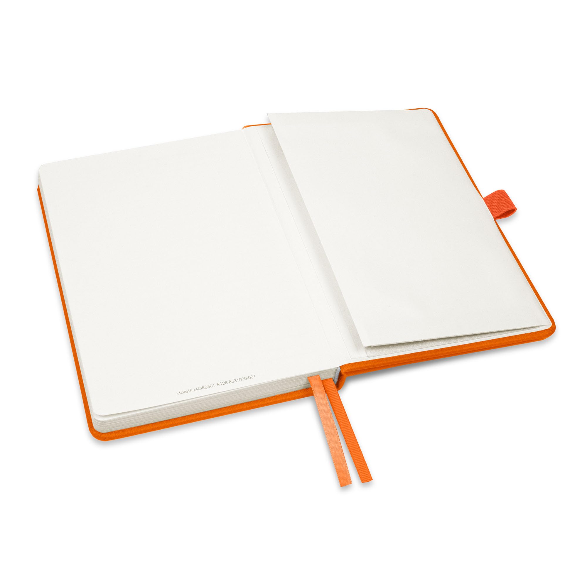 Notes London - Confezione da 50 quaderni A5 con copertina rigida cucita, pagine a righe numerate e contrassegnate con data, 100 g/m², 2 nastri, passante per penna, pagina contenuti, tasca, di