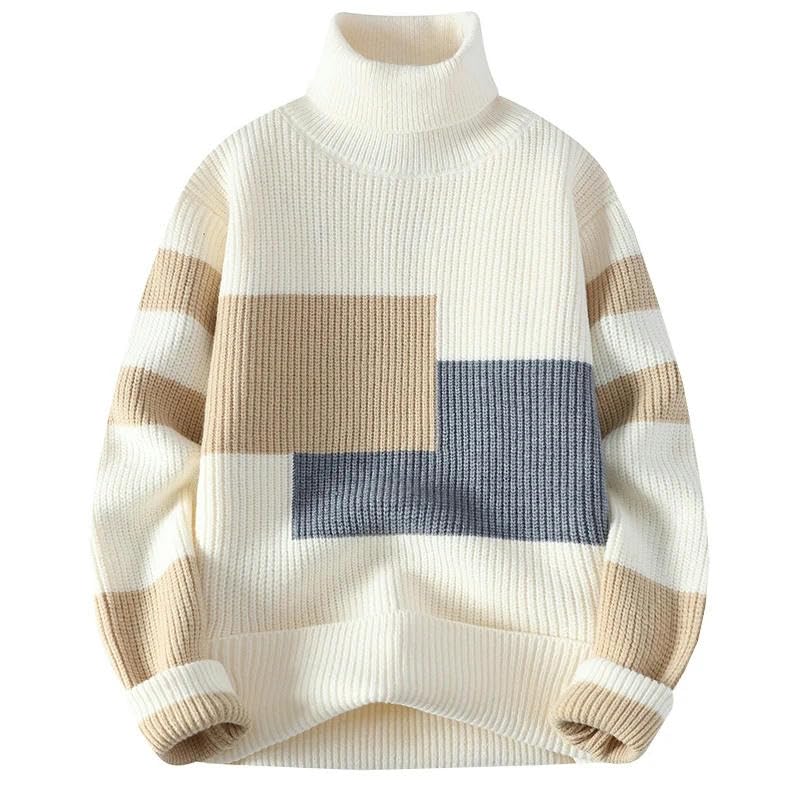 Sweaters Men Winter Korean Style Mens Casual Turtleneck Warm Sweater Mens Sweaters Men's Pullovers Male4