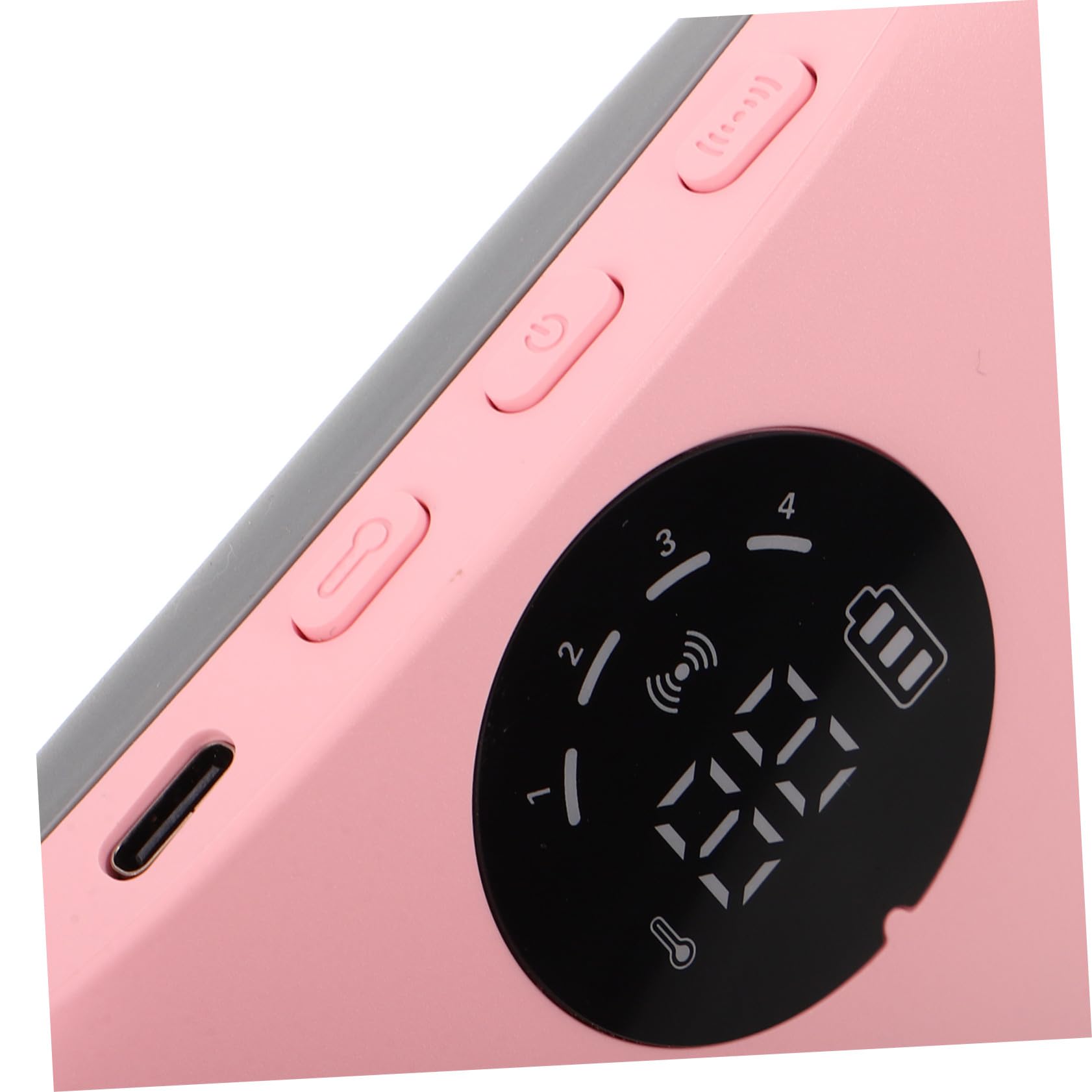 minkissy Cinturón Térmico Portátil con Masaje y Calor Rápido para Aliviar Dolores Menstruales, Diseño Ligero y Silicona para Uso Relajante en Casa