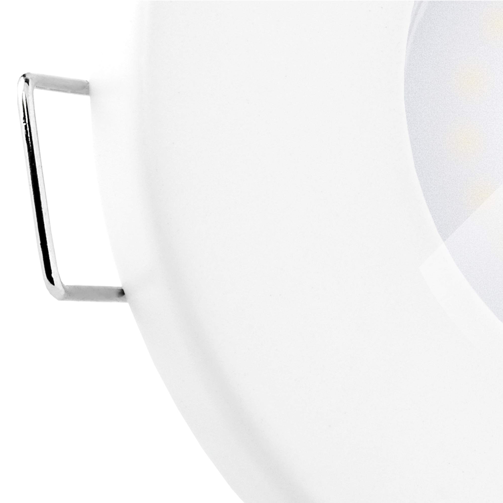 linovum 10 Stück fourSTEP Deckeneinbaustrahler LED Bad flach dimmen ohne Dimmer - LED GU10 5W warmweiß 230V - Spot weiß IP65