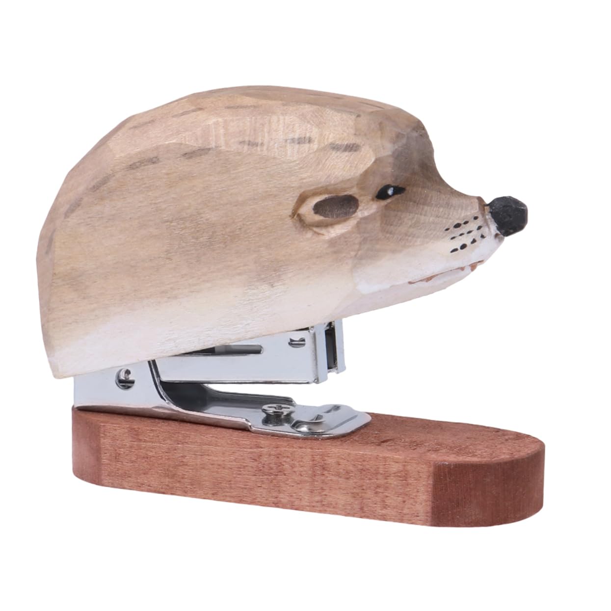 2 Pz Cucitrice Manuale Cucitrici Per Scrivania Cucitrice Per Studenti Punzonatrice Carina Mini Per Bambini Con Graffette Di Legno