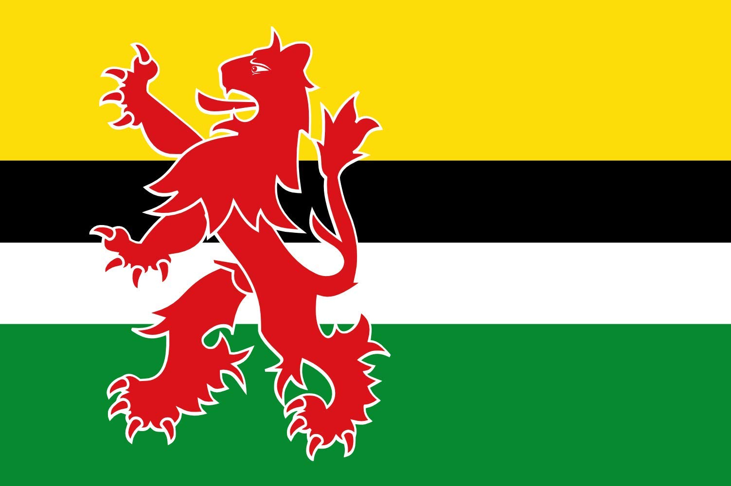 Drapeau Geertruidenberg grand format textile résistant UV et vent