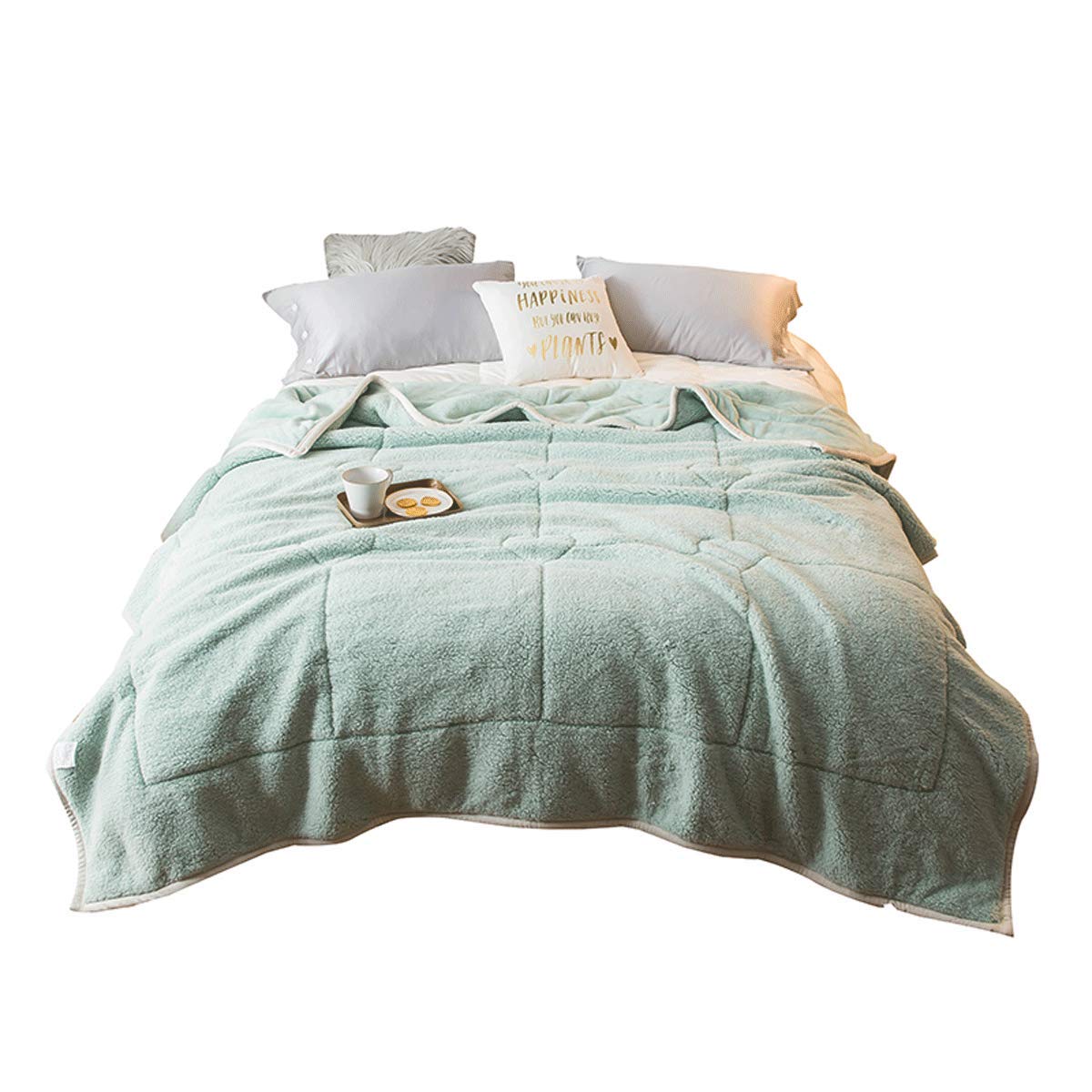 Couverture plaid douillet pour soirées d'hiver cocooning au salon ou dans la chambre