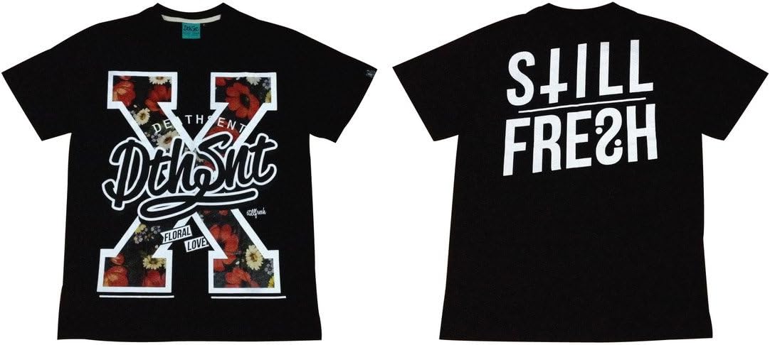 Deathsent floral death hiphop skate street wear T-Shirt # DS86 size S