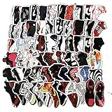 Meet Holiday Jordan AJ Sneakers Theme Stickers Waterproof Vinyl Scrapbook Stickers Car Motorcycle Bicycle Luggage Decal 60 PCS Laptop Stickers