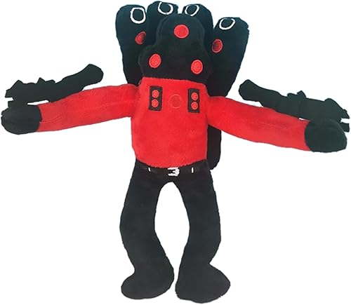 Skibidi Toilet Titan Speakerman - Juguete de peluche, juguete de peluche de juego de terror Speakerman Boss, regalos coleccionables para fanáticos y