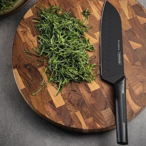 Faca Santoku Tramontina Nygma com Lâmina em Aço Inox e Cabo de Polipropileno Texturizado Preto 7