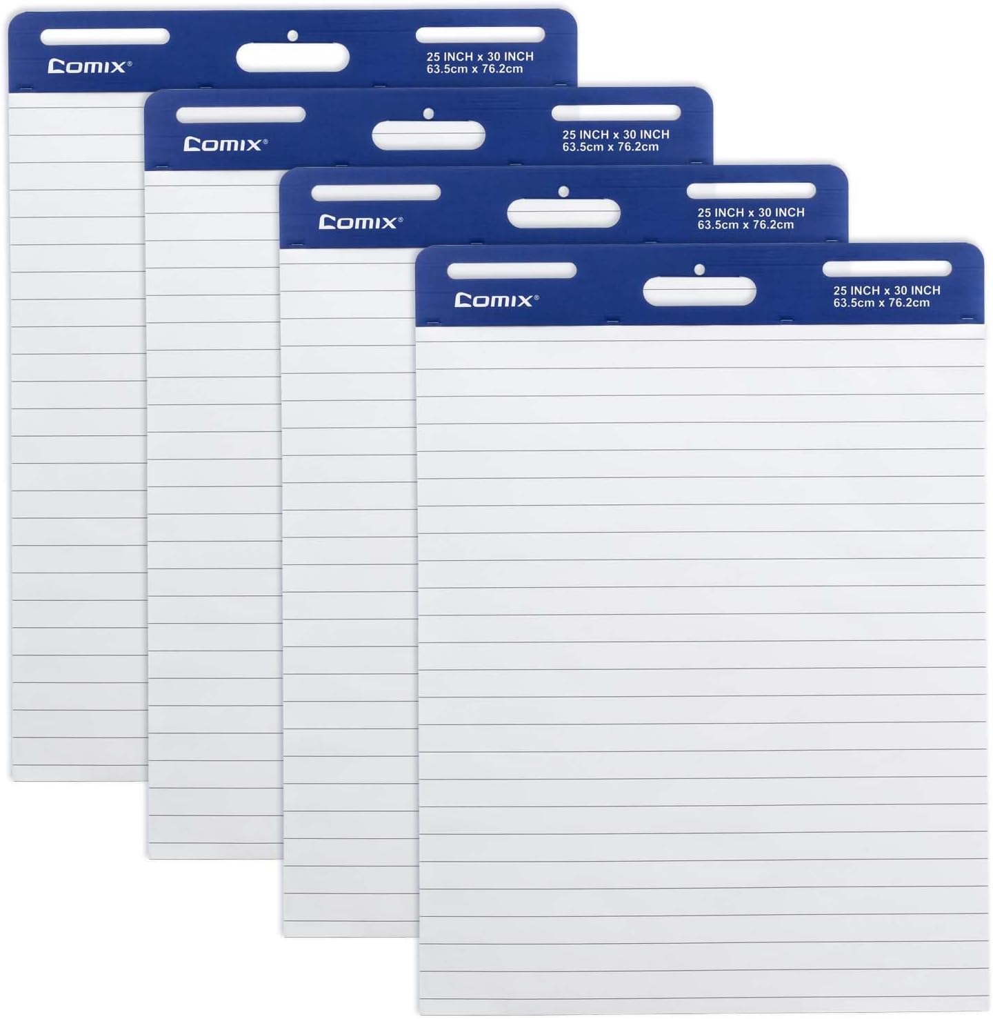 IMPRESA Large Sticky Easel Pads 5 Pack (30 Sheets Per