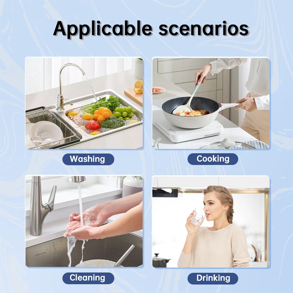 Q5-UF11-NSF/ANSI 42 & 53 Système de filtration d'eau sous évier certifié 0,01 micron, connexion directe au robinet de cuisine, réduction de la baçt, réduit les métaux lourds, le chlore, le