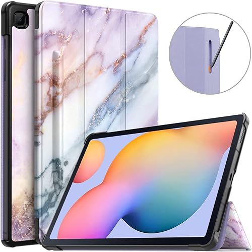 MoKo Funda para Galaxy Tab S6 Lite 20222020, funda delgada de tres pliegues con función de encendido automático y apagado y soporte para bolígrafo disponible en Yaxa Colombia