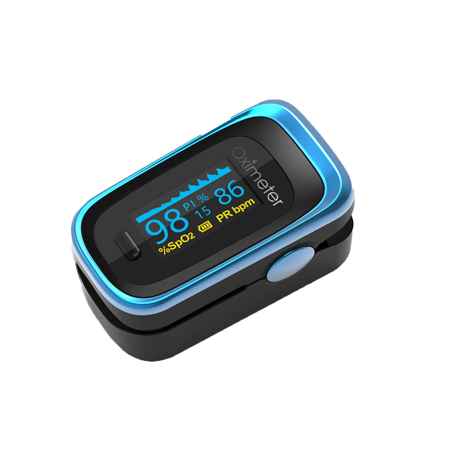 Pulsossimetro Da Dito, Monitor Della Saturazione Di Ossigeno Per Adulti E Bambini, Ossimetro Da Dito Con Monitor Di Ossigeno Nel Sangue Per Frequenza Cardiaca E Livello Di SpO2 Con Display OLED