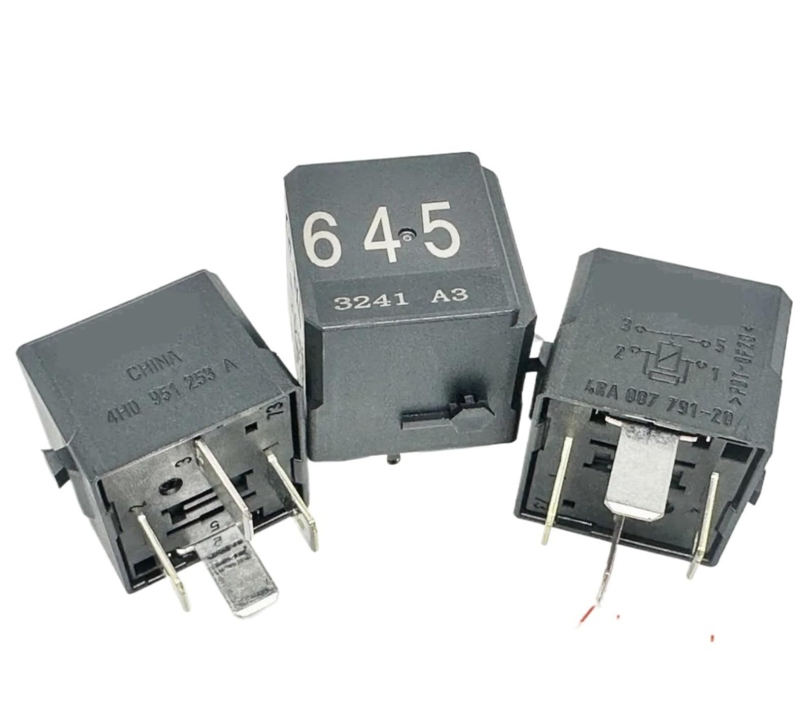 Relais 4 Broches 12V 4H0 951 253 A base de relais 4RA 007 791-20 auto