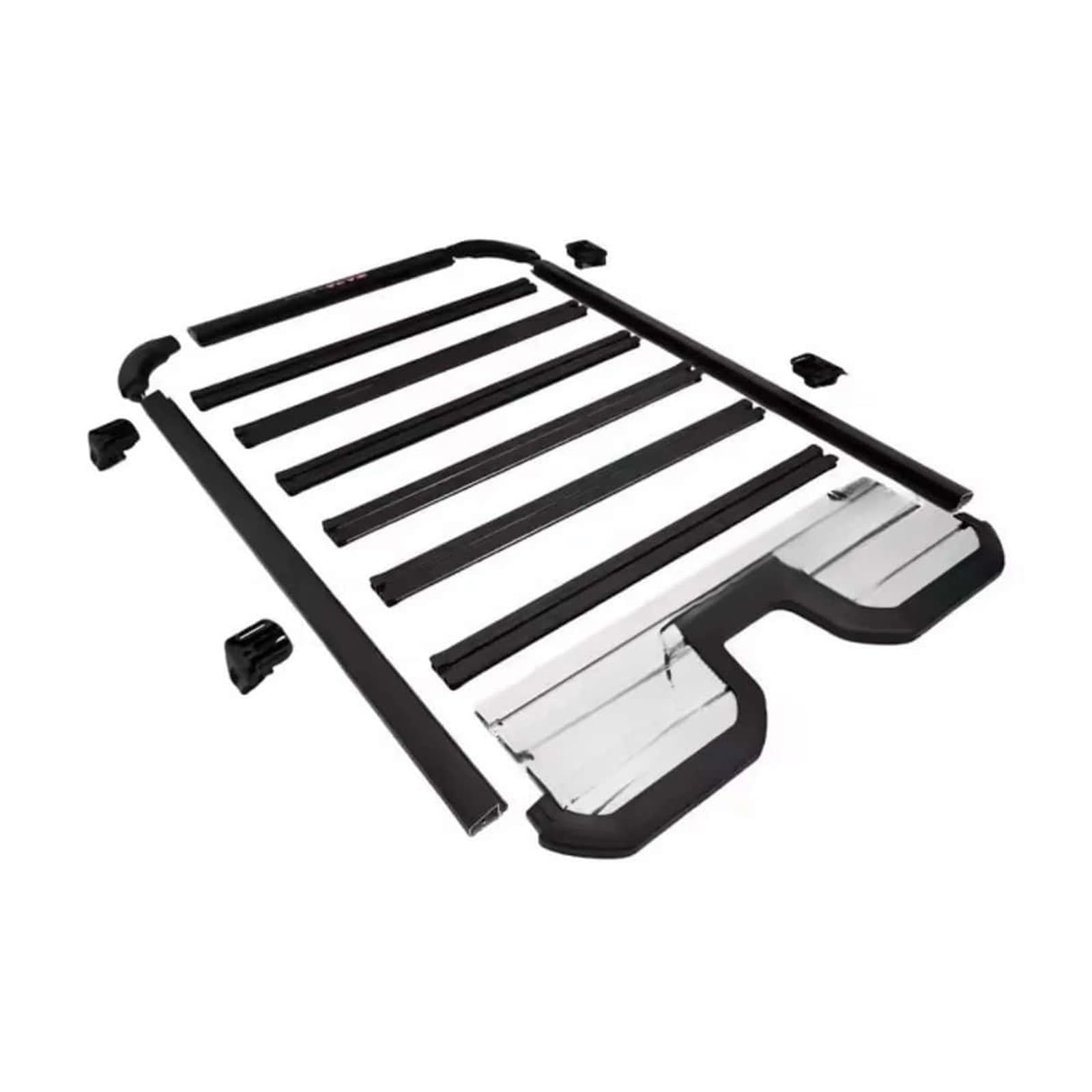 Roof Rack Basket Cargo Carrier Luggage Rack Basket Top Cargo Carrier Compatible For Land Rover Compatible For Discovery 5 2017-2024