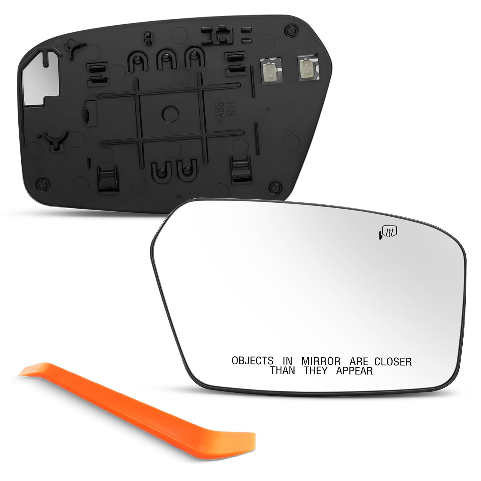 SNEMEEY Passenger Side Mirror Replacement for 2006 2007 2008 2009 2010 Ford Fusion, Right Side Mirror Glass Power Heated with Backing Plate