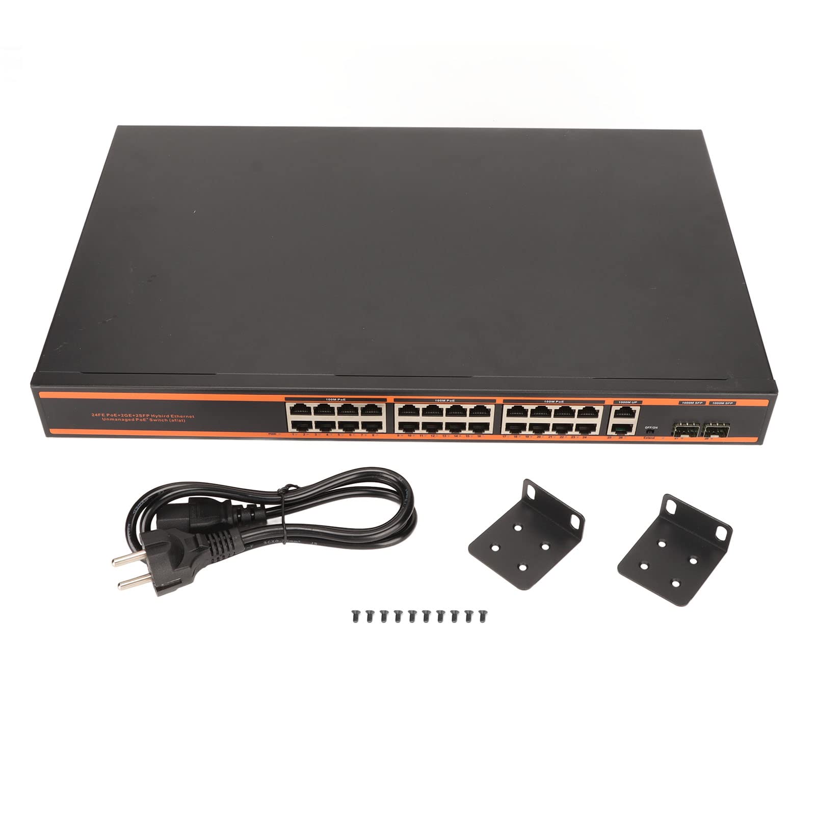 Switch PoE Switch Gigabit Ethernet a 26 Porte Plug and Play per