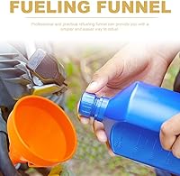 Vista 2 de VICASKY Embudo automotriz en ángulo recto sin derrames multifunción de plástico de cuello largo embudo de aceite de extensión de embudo de coche