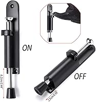 Vista 3 de 2 piezas de topes de puerta con resorte resistentes con tornillos