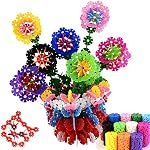600 Rainbow Building Discs | Educational Brain Building Toy | Interlocking Plastic Construction Connect Set | Promotes Fine Motor Skills Development - Therapy Tools