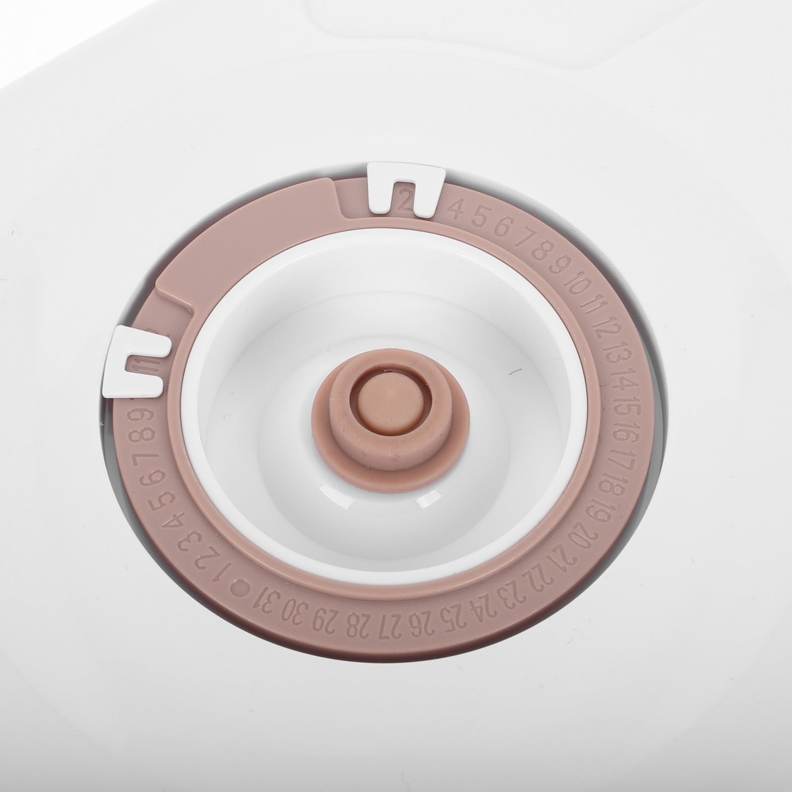 SHINEOFI Contenitore Ermetico Sottovuoto per Alimenti 2.1l in Plastico Beige Funzione Drenante e Salvaspazio per Conservazione Cibo in Cucina