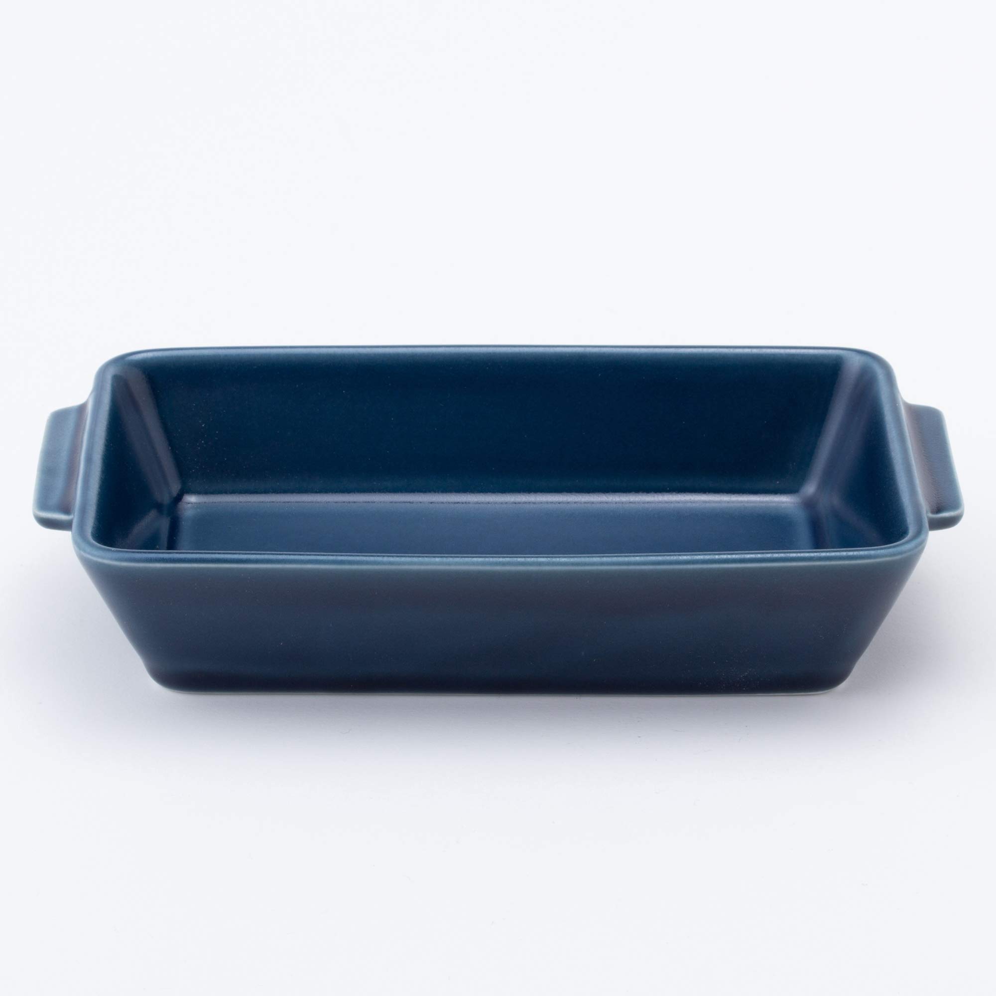 Saikai Pottery Hasamiyaki Ovenware Square (M) 4.3 inches (11 cm), Blue 17454