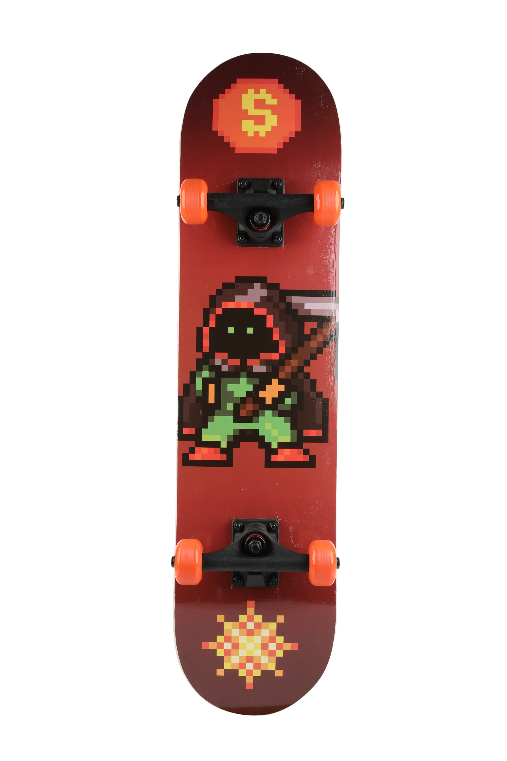 Credhedz 31" Complete Cruiser Skateboard for Commuting, Cruising, and