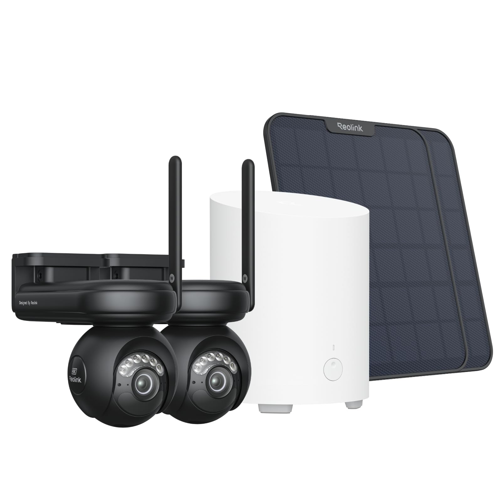 Caméras PT 4K Solaire Altas Reolink avec kit de surveillance WiFi extérieure et stockage local