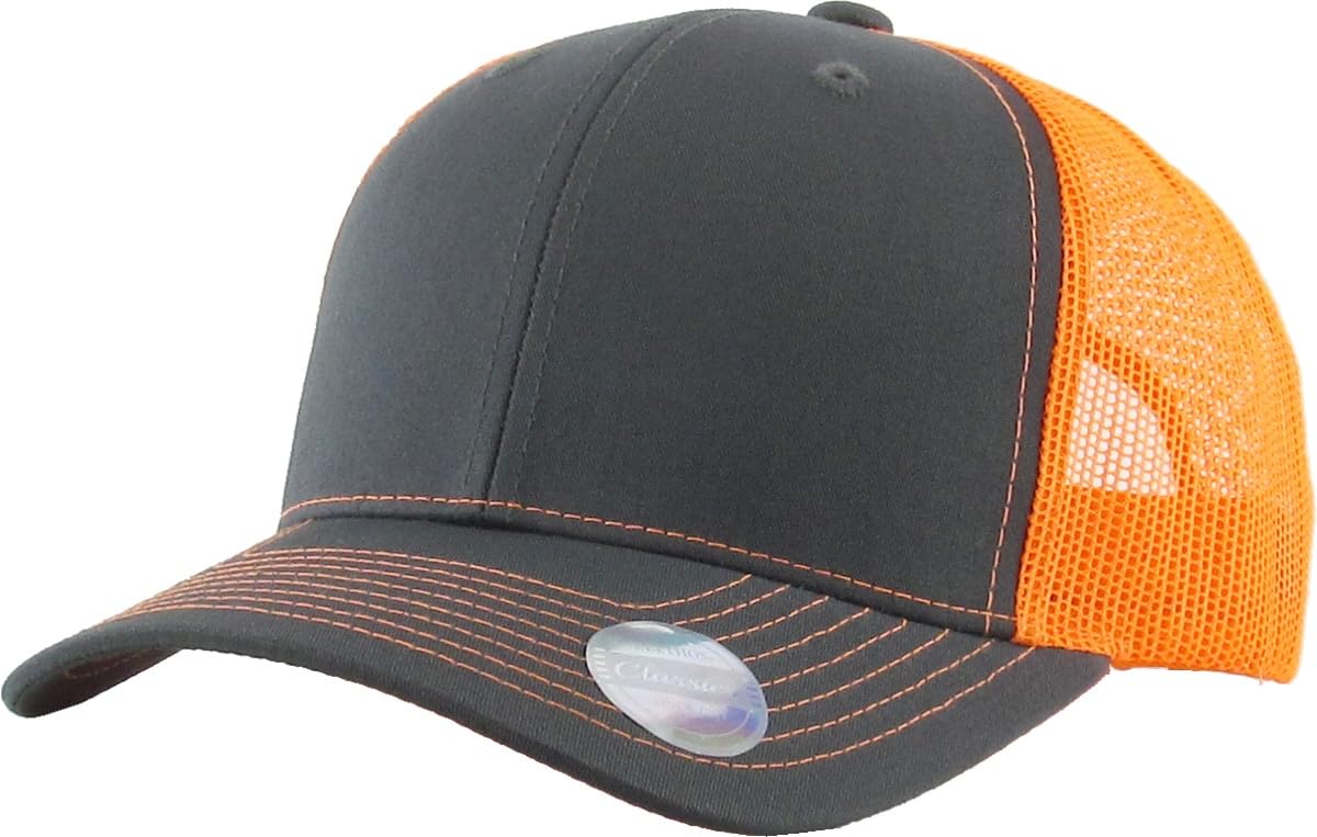 Classic 6 Panel Cotton Twill Mesh Trucker Cap Hat Adjustable Snapback Hat