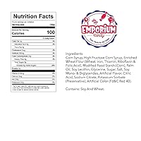 Vista 2 de Bocados de regaliz de cereza: 2 libras de masticables frescos y deliciosos masticables de regaliz rojo sabroso