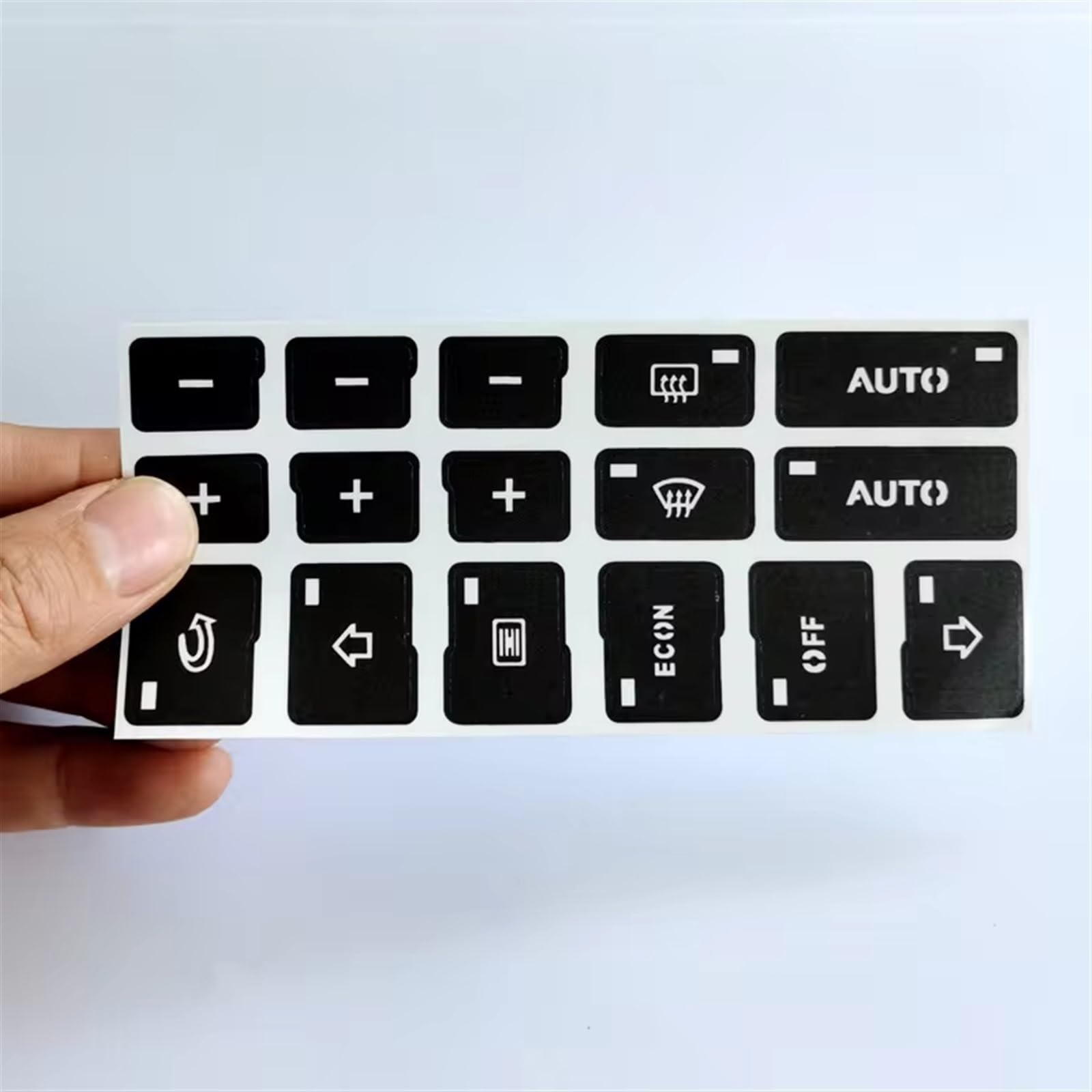 Button Repair Sticker Compatible with for A4 B6 B7 2000 2001 2002 2003 2004 2005 2006 2007 2008 Climate Control Button Repair Decals Stickers Car Accessories