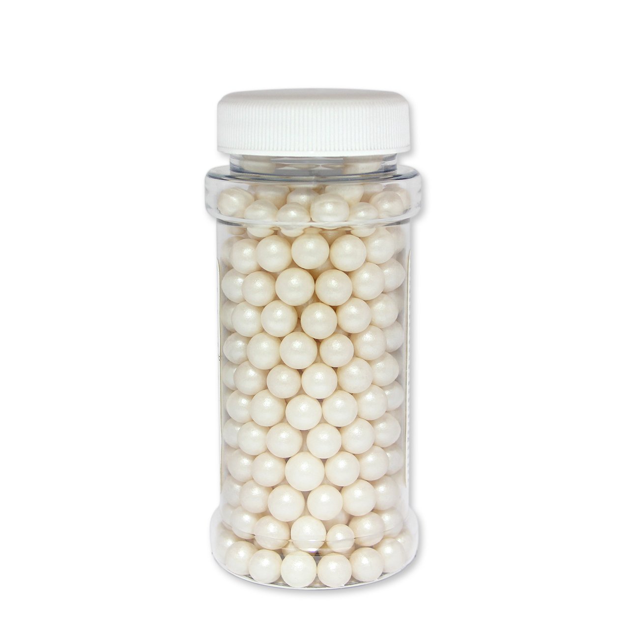 PME Large White Edible Sugar Pearls, 3 Ounce