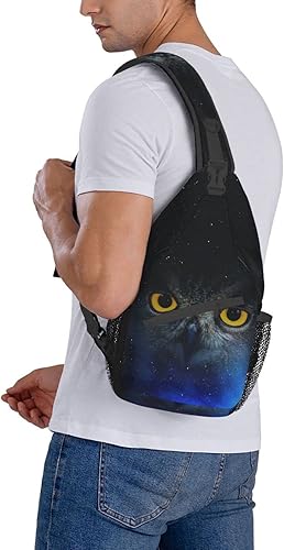 Miniatura 8 de Fylybois Mochila de viaje para mujer, mochila casual para correr, senderismo, ciclismo, regalos, Búho, Mochilas Sling